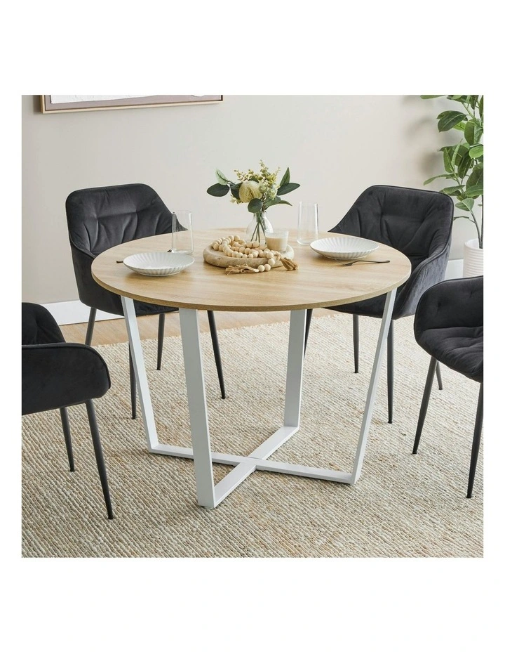 Cooper & Co. Arizona 110cm Dining Table White image 2