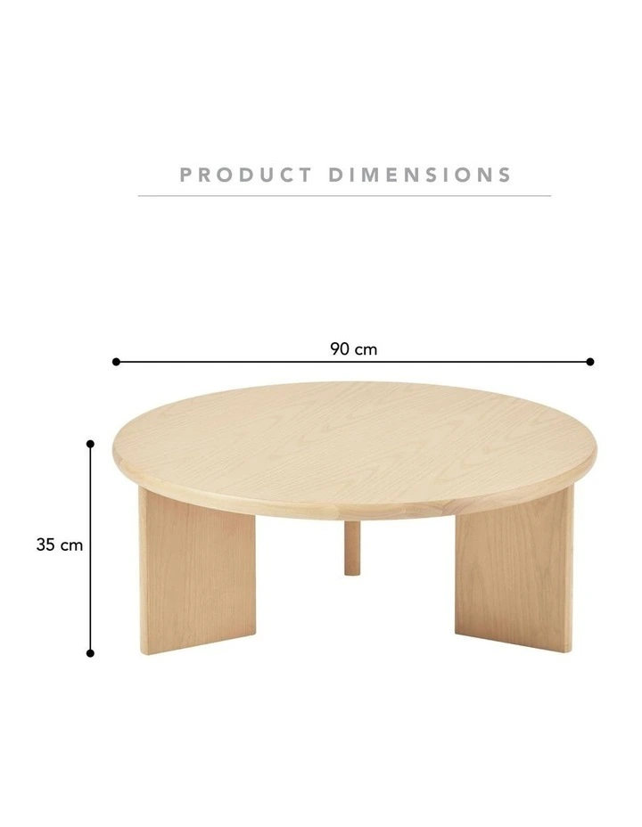 Cooper & Co. Mae 90cm Coffee Table Natural image 3