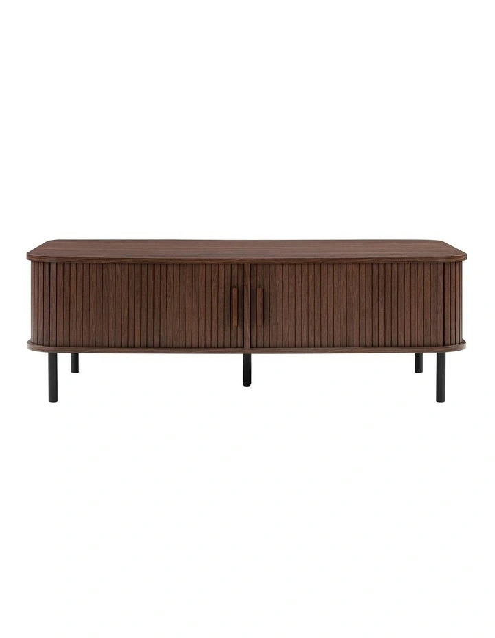 Cooper & Co. Haven Sliding Door Coffee Table Walnut image 3