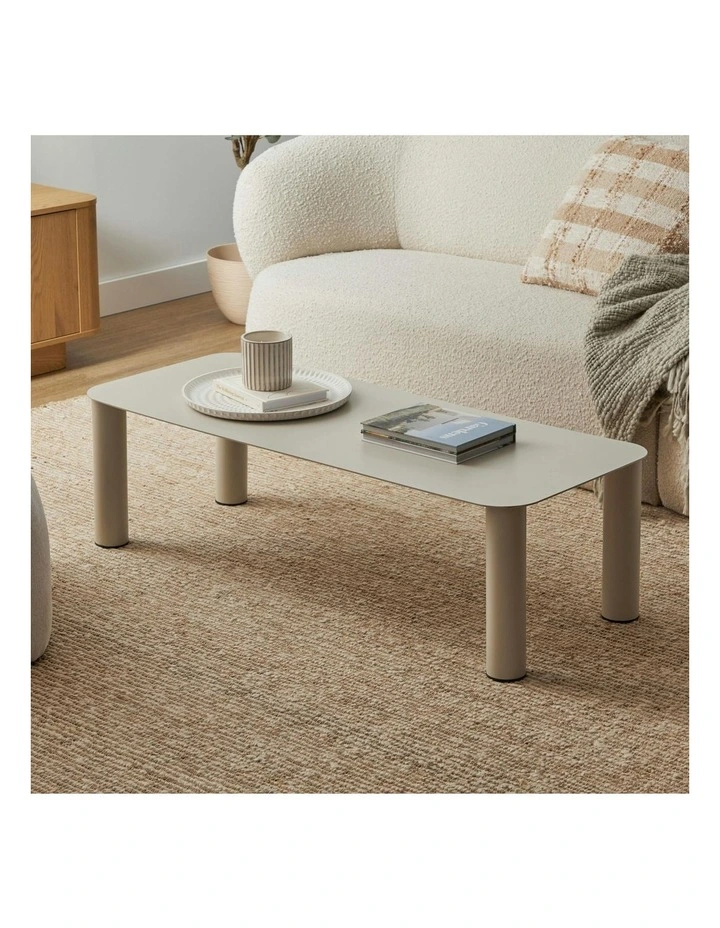 Cooper & Co. Maison 120cm Metal Coffee Table White image 2