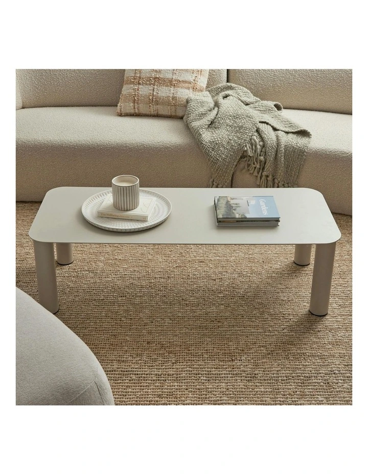 Cooper & Co. Maison 120cm Metal Coffee Table White image 7