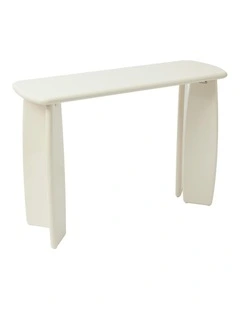 Cooper & Co. Charlie 110cm Gloss Console Table Cream