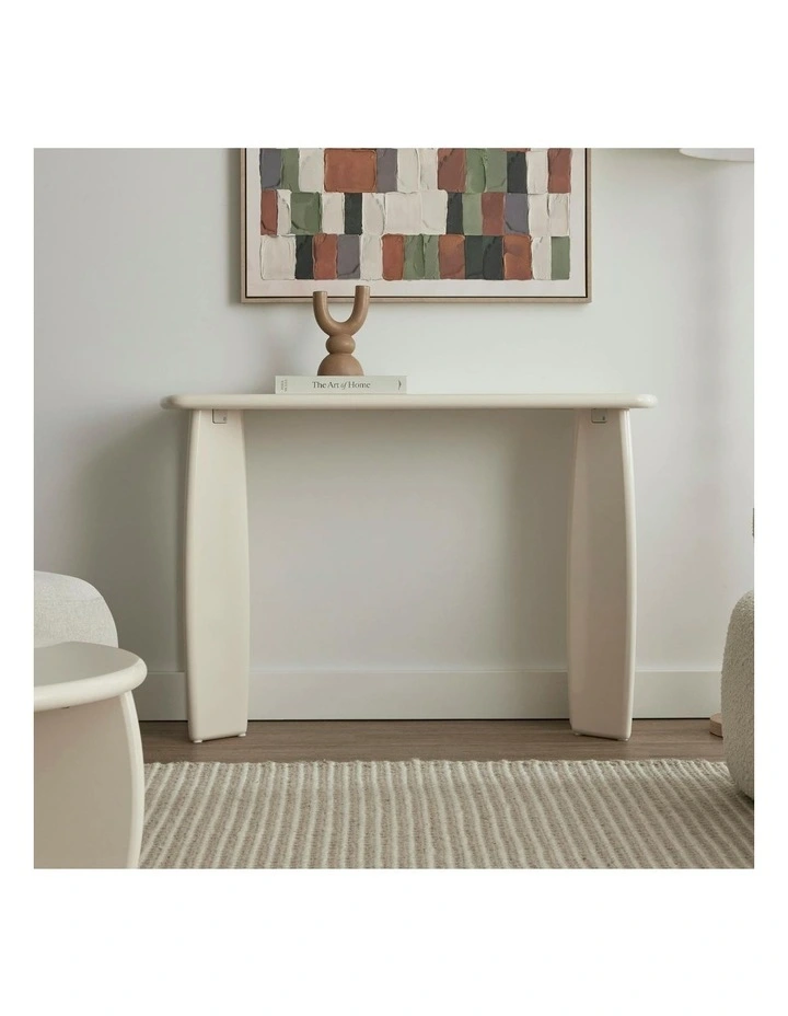 Cooper & Co. Charlie 110cm Gloss Console Table Cream image 4