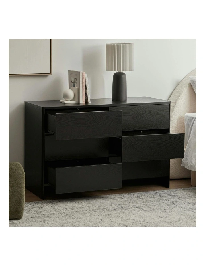 Cooper & Co. Oxford Chest of 6 Drawers Black image 5