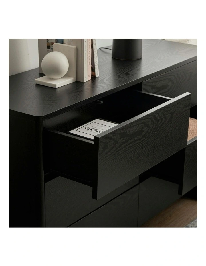Cooper & Co. Oxford Chest of 6 Drawers Black image 7