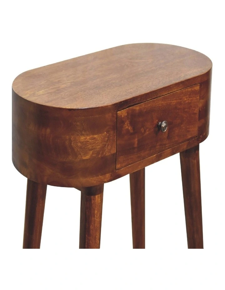 Artisan Furniture Solid Wood Mini Albion Chestnut Console, Brown image 4