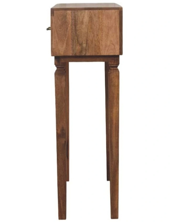 Artisan Furniture Solid Wood Cadiz Carved Twin-Drawer Console, 2 Drawers, Brown image 6