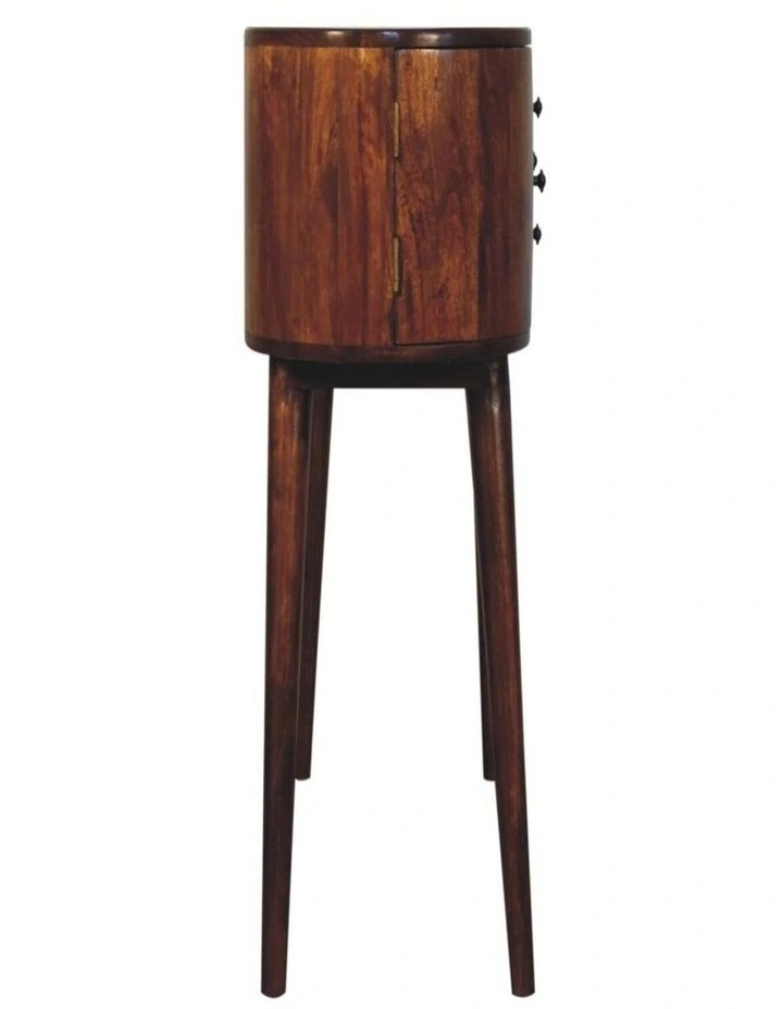 Artisan Furniture Solid Wood Grove Chestnut Console Table, 2 Drawers & 2 Doors, Brown image 6