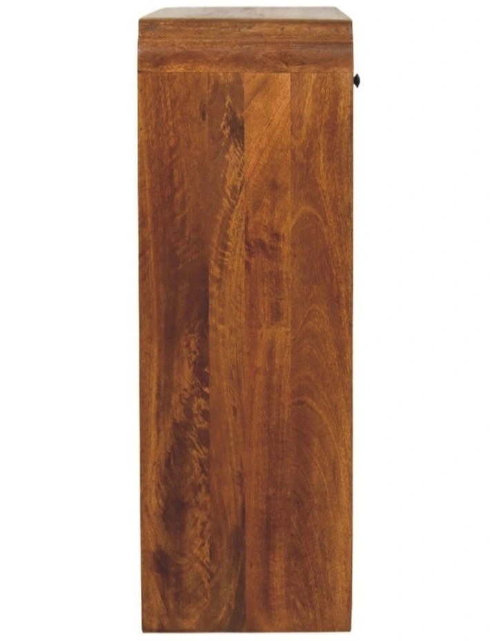 Artisan Furniture Solid Wood Ellington Console Table, 2 Drawer & 2 Open Slots, Brown image 6