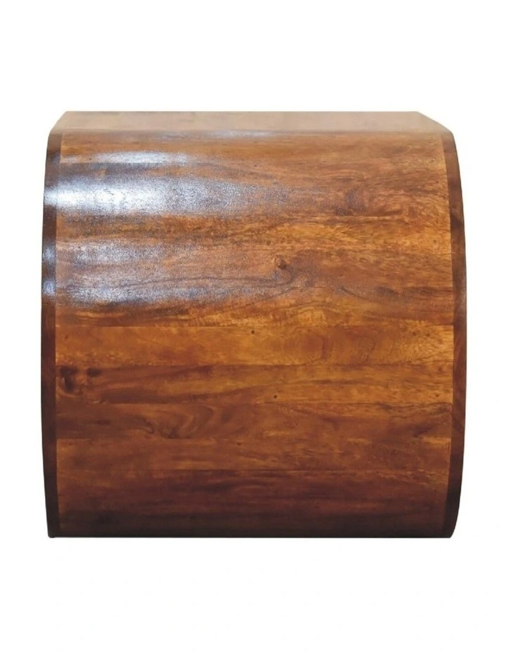 Artisan Furniture Solid Wood Amaya Coffee Table, 1 Open Slot, Dark Brown image 6