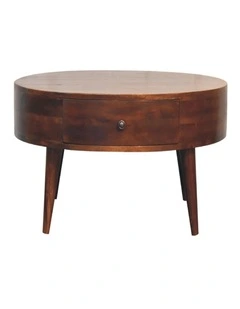 Artisan Furniture Solid Wood Odyssey Coffee Table, 2 Drawers, Brown