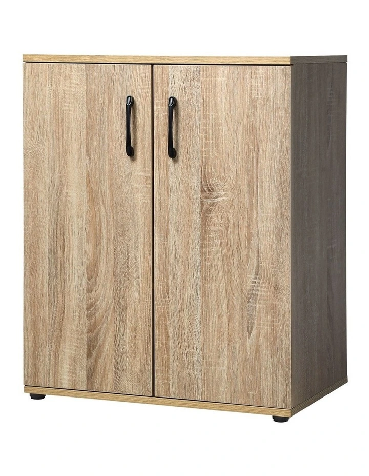 Oikiture Bathroom Storage Cabinet Sideboard Freestanding Cupboard Organiser image 1