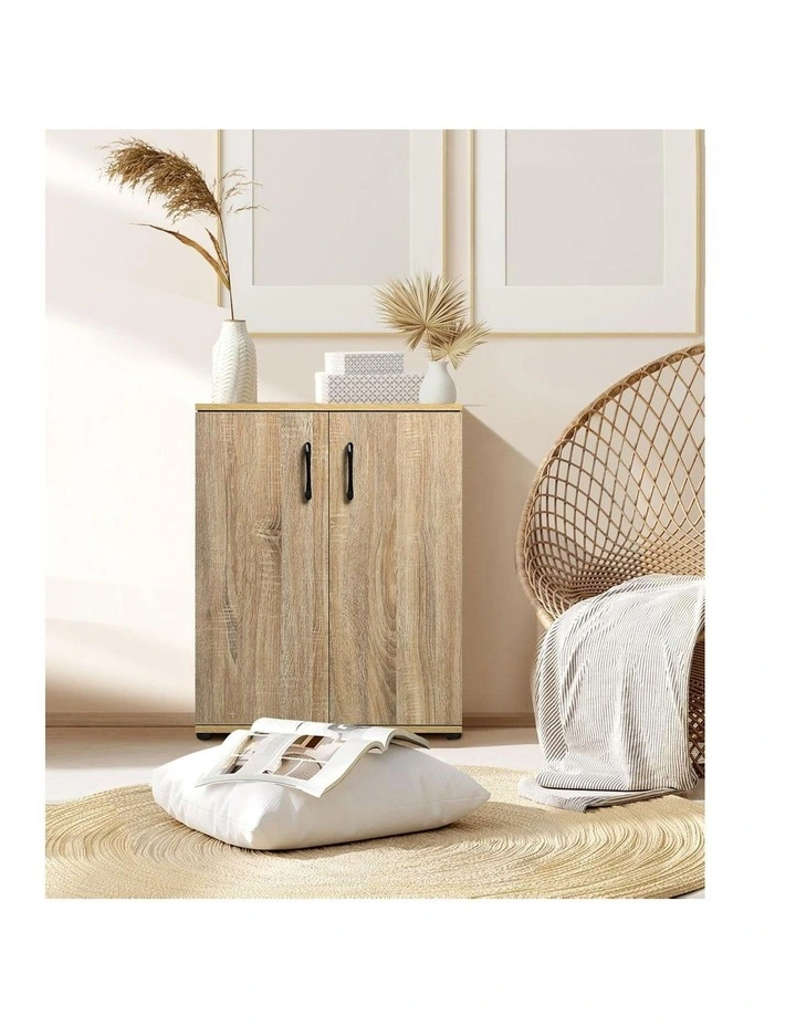 Oikiture Bathroom Storage Cabinet Sideboard Freestanding Cupboard Organiser image 7