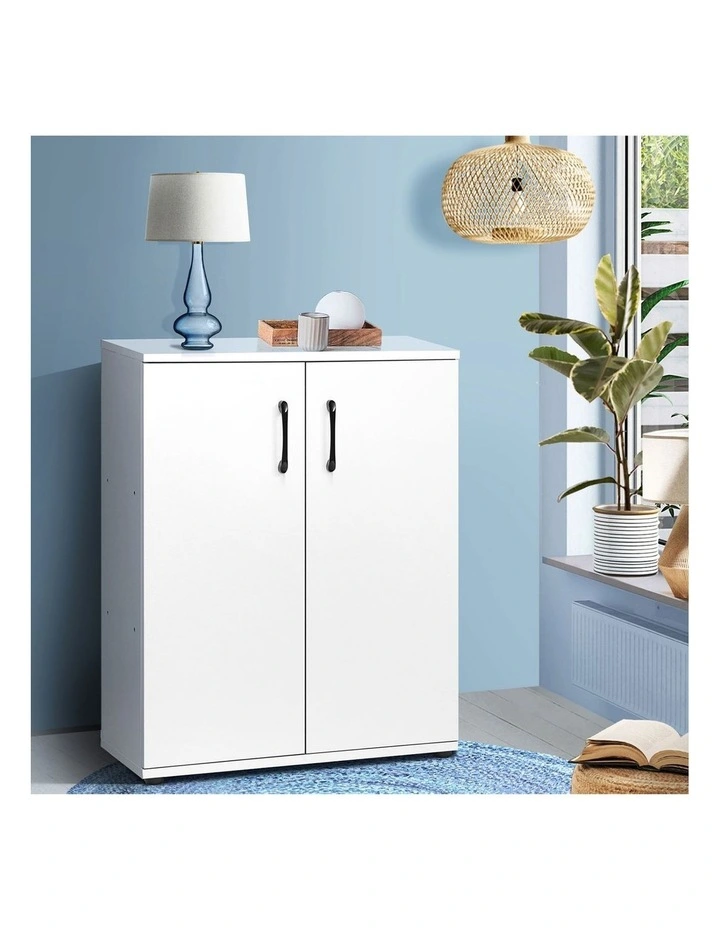 Oikiture Bathroom Storage Cabinet Sideboard Freestanding Cupboard Organiser image 5