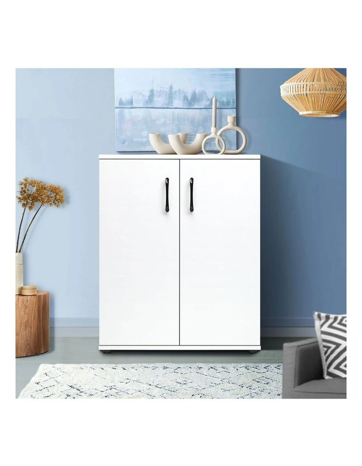 Oikiture Bathroom Storage Cabinet Sideboard Freestanding Cupboard Organiser image 7