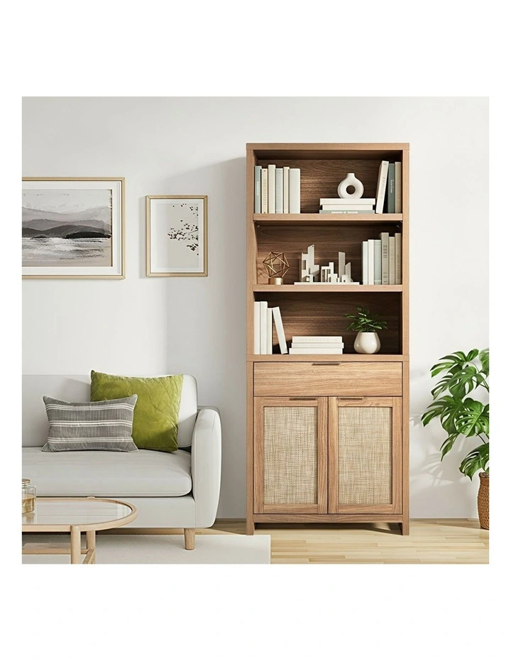 Oikiture Display Shelf Bookshelf Bookcase Adjustable Storage Cabinet 5 Tier image 7