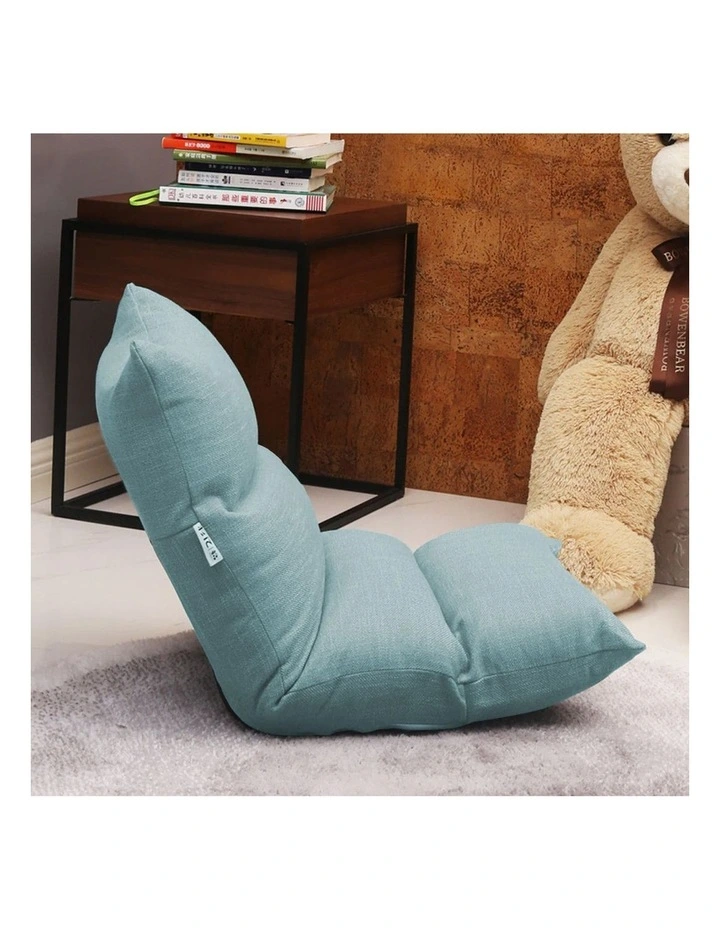 SOGA 2X Mint Green Foldable Floor Recliner Chair image 4