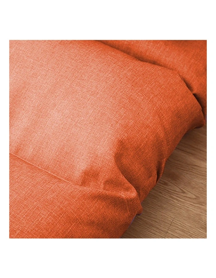 SOGA 2X Orange Foldable Floor Recliner Chair image 5