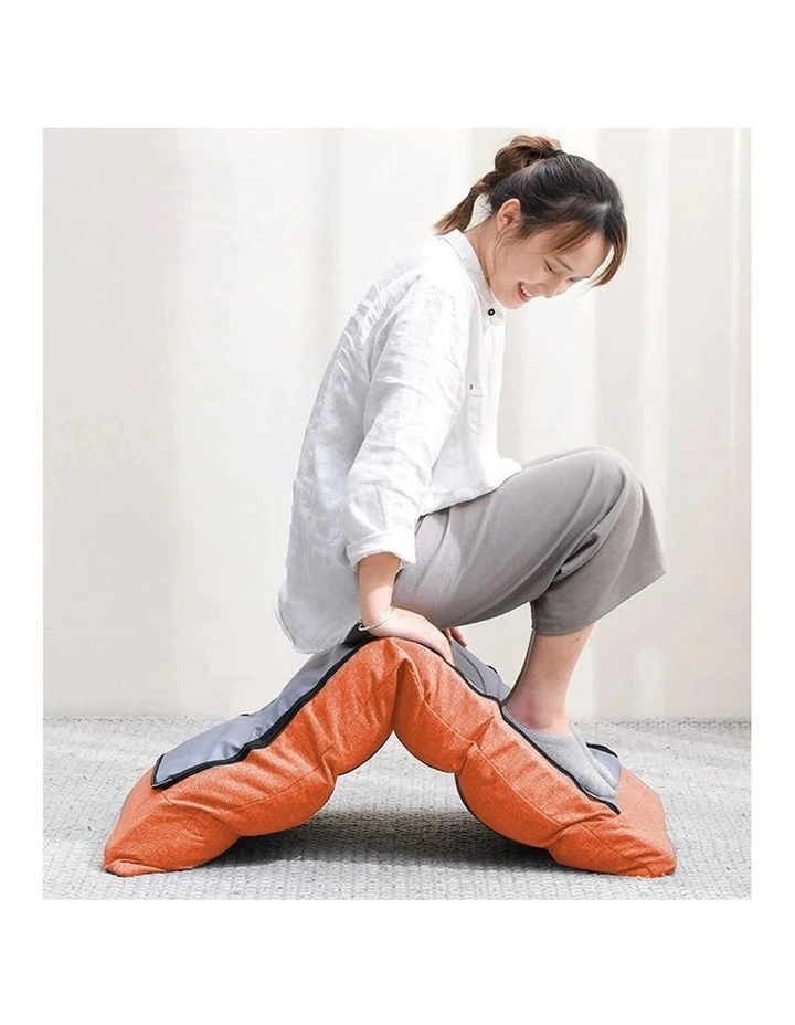 SOGA 2X Orange Foldable Floor Recliner Chair image 7
