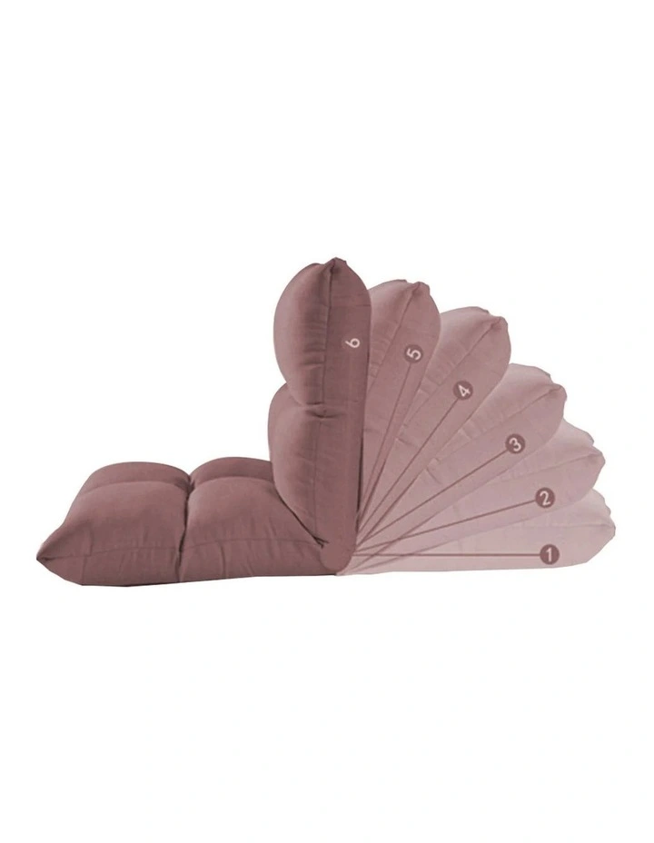 SOGA 2X Coffee Foldable Floor Recliner Chair image 3