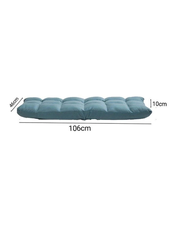 SOGA 2X Green Lounge Floor Recliner Adjustable Gaming Sofa Bed Foldable Indoor Outdoor Backrest image 5