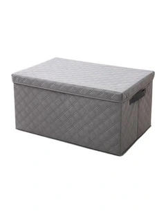 SOGA Fabric Storage Box Large Grey