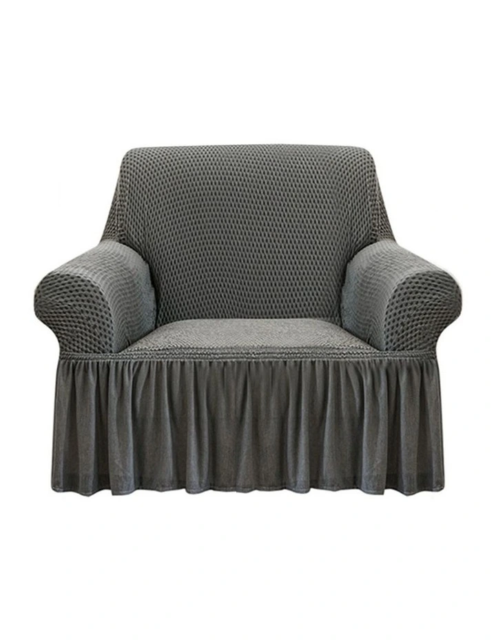 SOGA Sofa Cover 1-Seater Grey 90140cm image 1