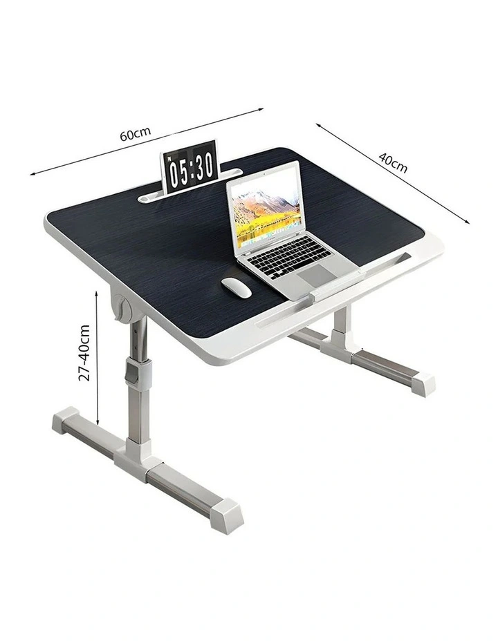 SOGA 2 Pack Foldable Laptop Bed Tables Black 60 x 40cm image 7