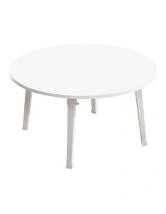 SOGA Small Portable Floor Table White