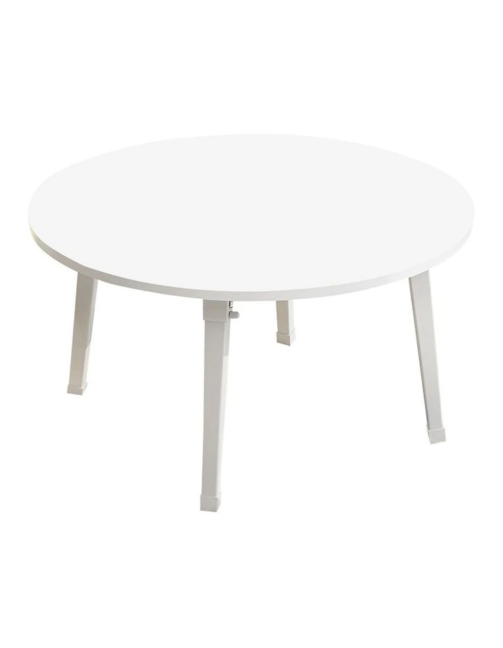 SOGA Small Portable Floor Table White image 1