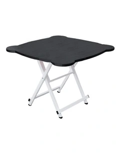 SOGA Cat Ear Folding Table Black
