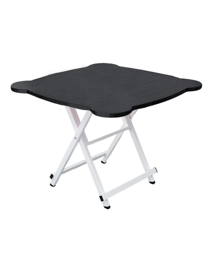 SOGA Cat Ear Folding Table Black image 1