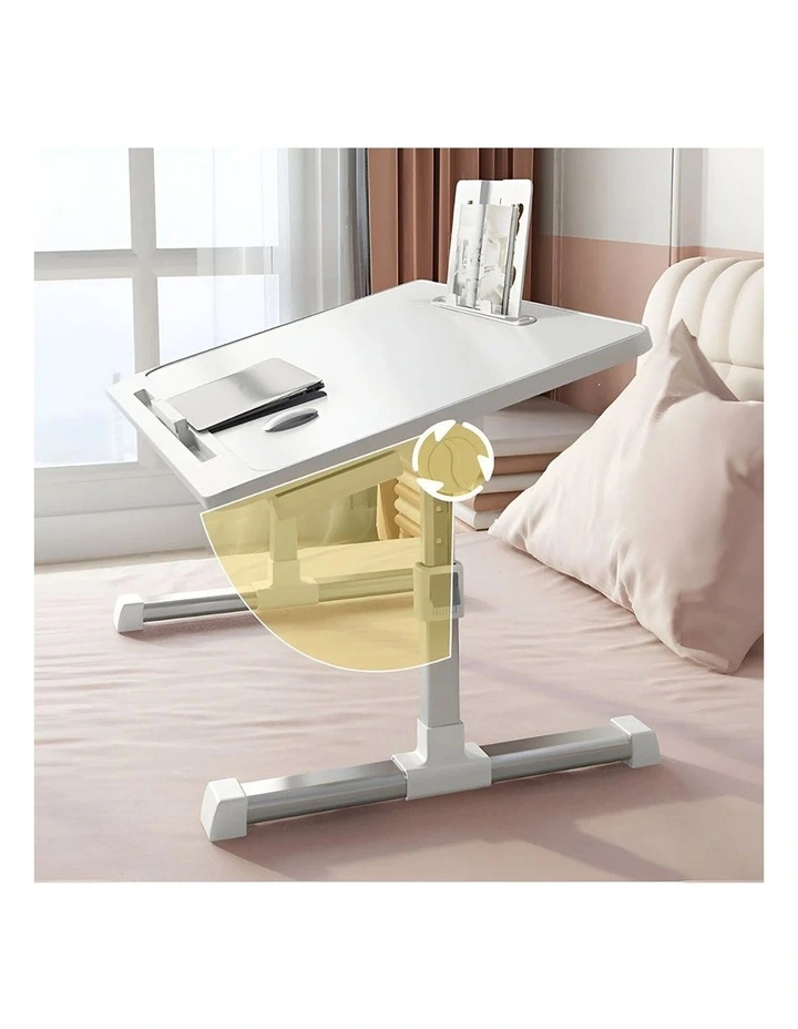 SOGA 2 Pack Foldable Laptop Bed Tables White 60 x 40cm image 4