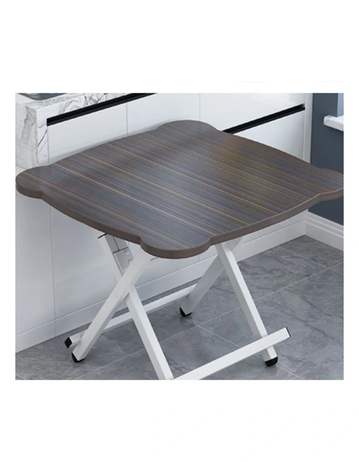 SOGA Folding Table 2 Pack 60 x 60cm Black Cat Ear image 4
