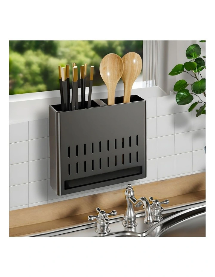 SOGA Utensil Racks 2 Pack Wall Mounted image 3