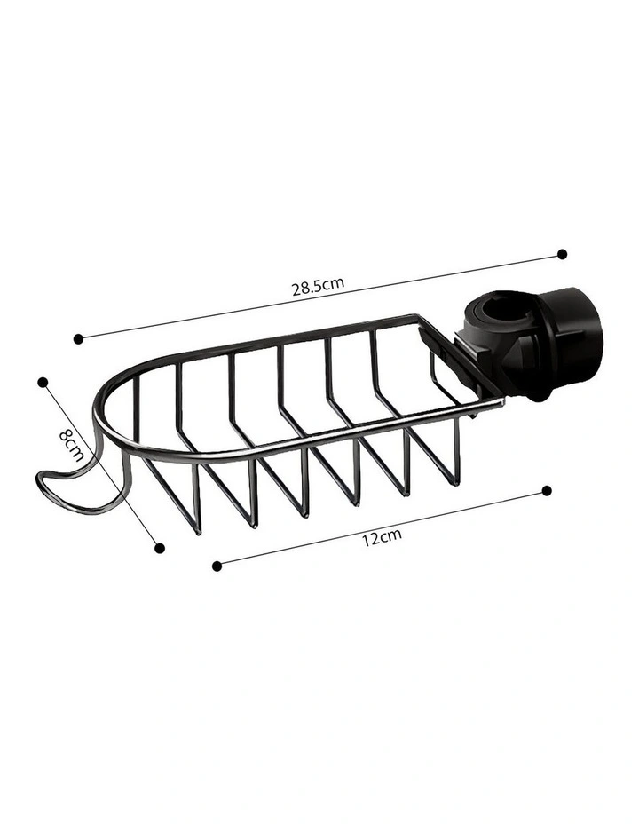 SOGA Sink Caddy 29cm Black Aluminium image 6