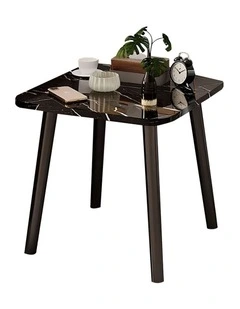 SOGA Ceramic Side Table 40cm Black