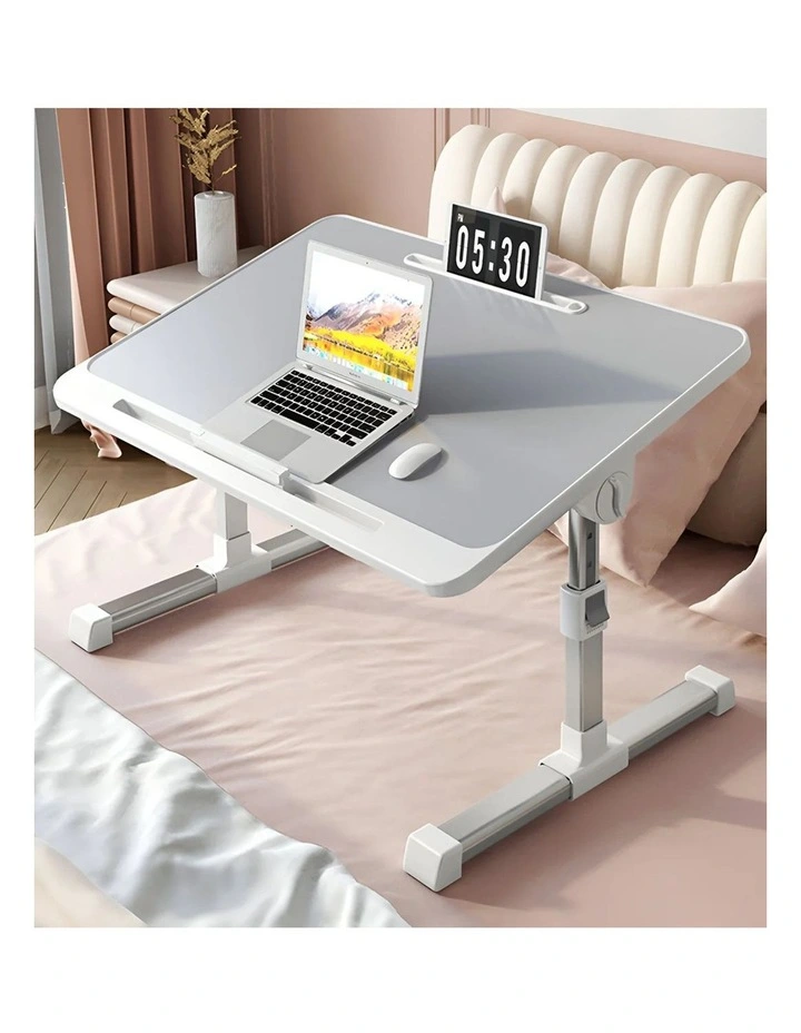 SOGA 2 Pack Foldable Laptop Bed Tables Grey 60 x 40cm image 2
