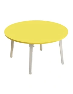 SOGA Small Portable Floor Table Yellow