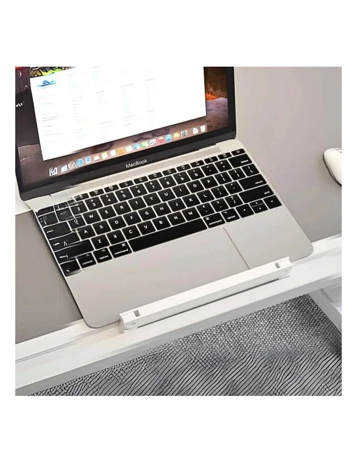 SOGA Foldable Laptop Bed Table Grey 60 x 40cm image 7