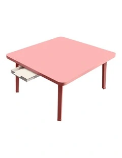 SOGA Portable Floor Table Pink