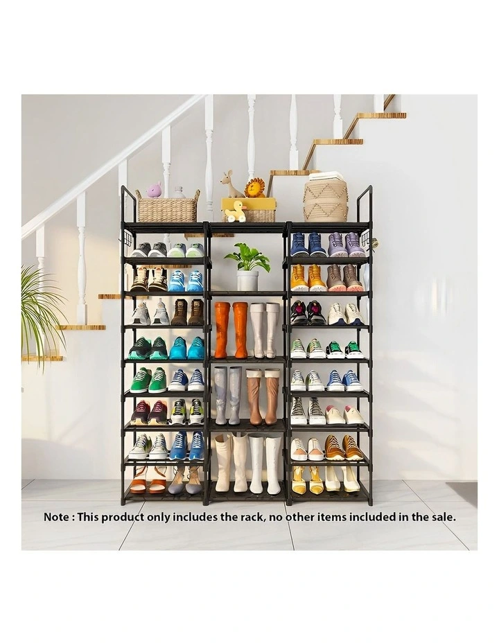 SOGA 2X 21-Tier Shoe Storage Racks with Handle image 2