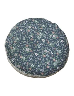 SOGA 45cm Blue Premium Polyester Cotton Cushion with EPP Particle Insert for Enhanced Comfort