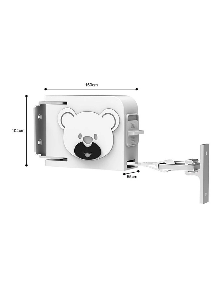 SOGA Wall-Mounted Retractable Clothesline White 2 Pack image 6