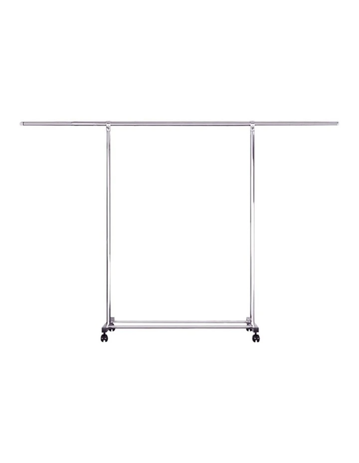 SOGA 150240cm Extendable Clothes Drying Rack with Wheels image 1
