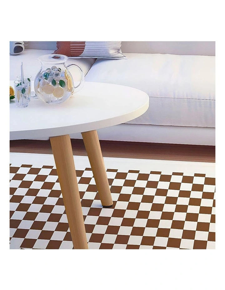 SOGA Coffee Tables 2 Pack 80 x 40cm White image 6