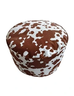SOGA 48cm Round Pouffe Ottoman 35cm High