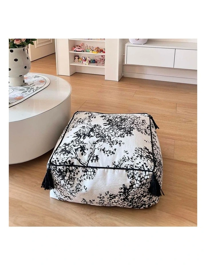 SOGA 50cm Pouffe Cushion Polyester with EPP Filling image 3