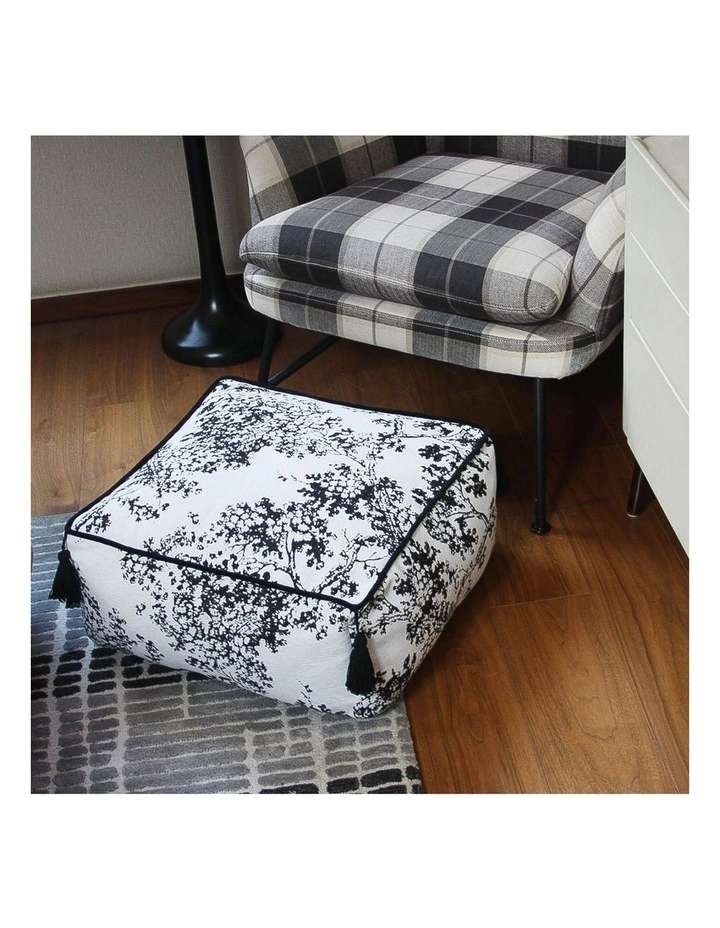 SOGA 50cm Pouffe Cushion Polyester with EPP Filling image 4