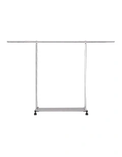 SOGA 150240cm Extendable Clothes Drying Rack with Wheels